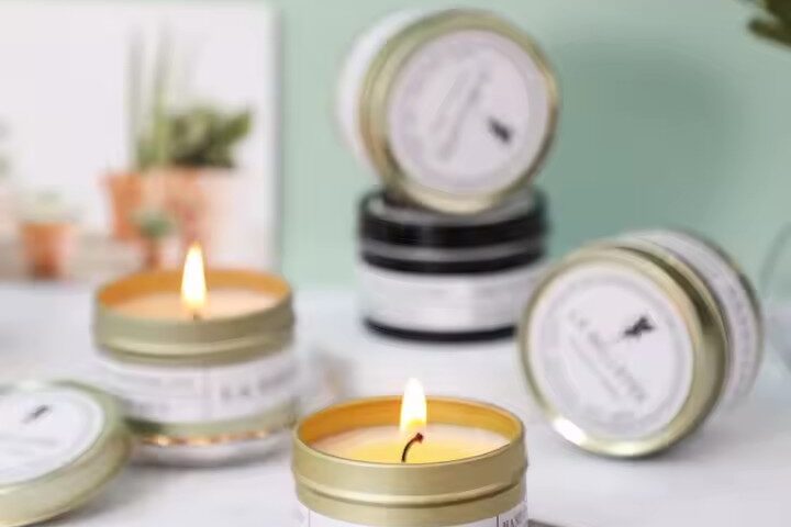 Best-Selling Soy Wax Tin Candles - Wholesale & Customizable for Home Decor