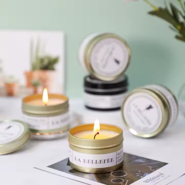 Best-Selling Soy Wax Tin Candles - Wholesale & Customizable for Home Decor