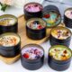 Creative Natural Soy Wax Tin Can Candles – Eco-friendly, Customizable Designs