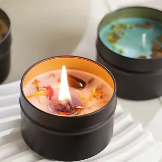 Creative Natural Soy Wax Tin Can Candles – Eco-friendly, Customizable Designs