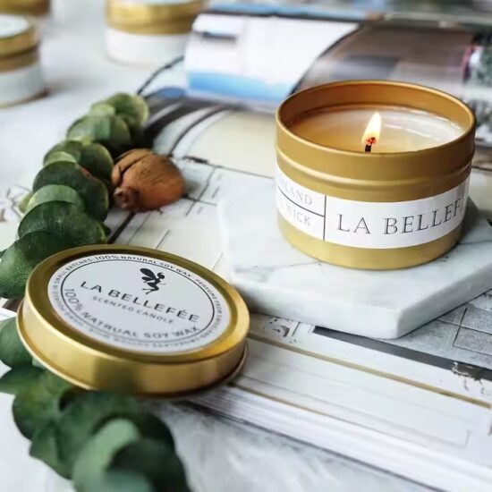 Custom Design Luxury Scented Tin Candles – Premium Quality for Elegant Home Decor
