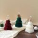 Eco-Friendly Christmas Scented Molded Candle for Holiday Decoration