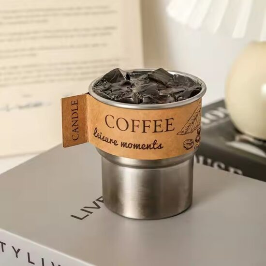Custom Office Décor Coffee Cup Scented Candles – Wholesale & Gifts