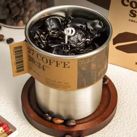 Custom Office Décor Coffee Cup Scented Candles – Wholesale & Gifts