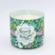 Luxury colored scented glass jar candle with soy wax for decorative and gift use