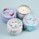 Luxury Tin Scented Candle for Wedding Gift and Event Decoration