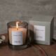 Custom logo luxury scented candle in premium glass jar