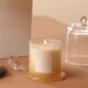 Romantic scented glass jar candle for home decoration wholesale