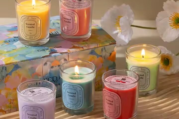 Fashionable Home Decor Scented Candles – Customizable Scents & Colors