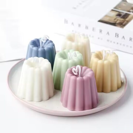 Custom Lavender Scented Molded Candle for Home and Gift Use
