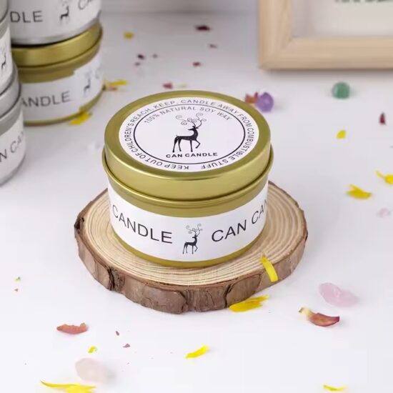 High-Quality Home Decor Tin Candles – Elegant & Customizable