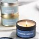 High-Quality Home Decor Tin Candles - Premium Scented Wax for Long-lasting Fragrance