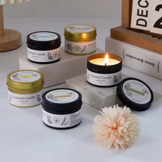 Luxury Wedding Gift Travel Tin Can Candles – Eco-Friendly, Customizable, Wholesale