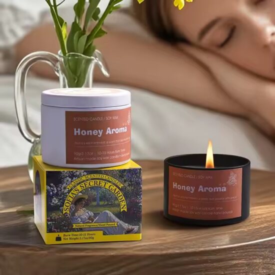 Natural Soy Wax Indoor Tin Candles – Custom & Wholesale Options