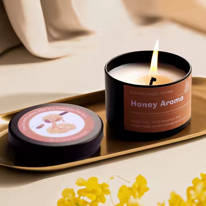 Natural Soy Wax Indoor Tin Candles – Custom & Wholesale Options