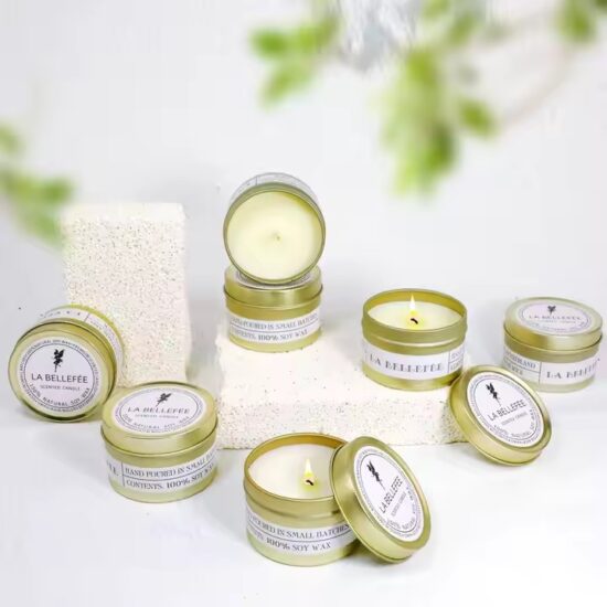 Premium Soy Wax Scented Luxury Tin Candles Manufacturer
