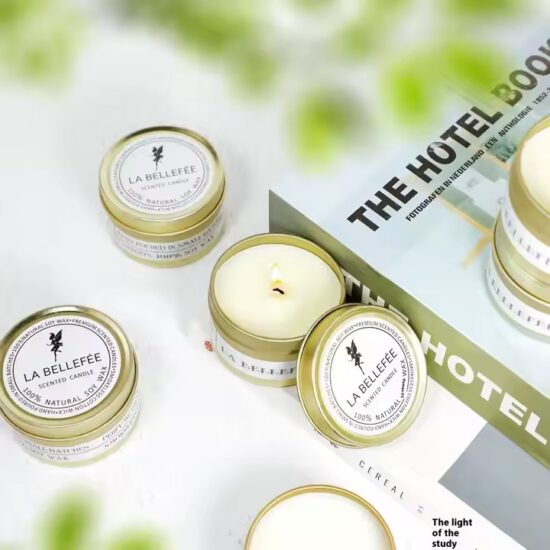 Premium Soy Wax Scented Luxury Tin Candles Manufacturer