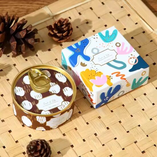 Vintage Tin Can Indoor Decorative Scented Candles – Customizable for Retail
