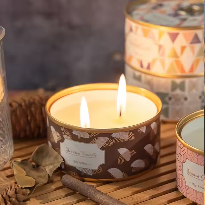 Wholesale Smokeless Handcrafted Scented Tin Candles – Customizable Scents